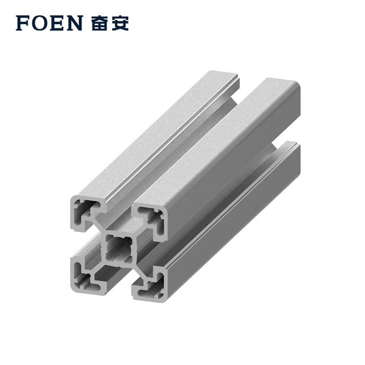 Anodized square aluminium extrusion profile